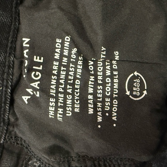 AE Dreamy Drape Stretch Low-Rise Baggy Wide-Leg Jean 6 Long - Picture 4 of 8